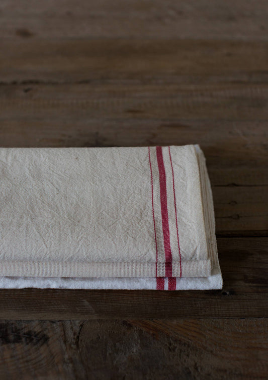 Simple Striped Cotton Linen Napkin