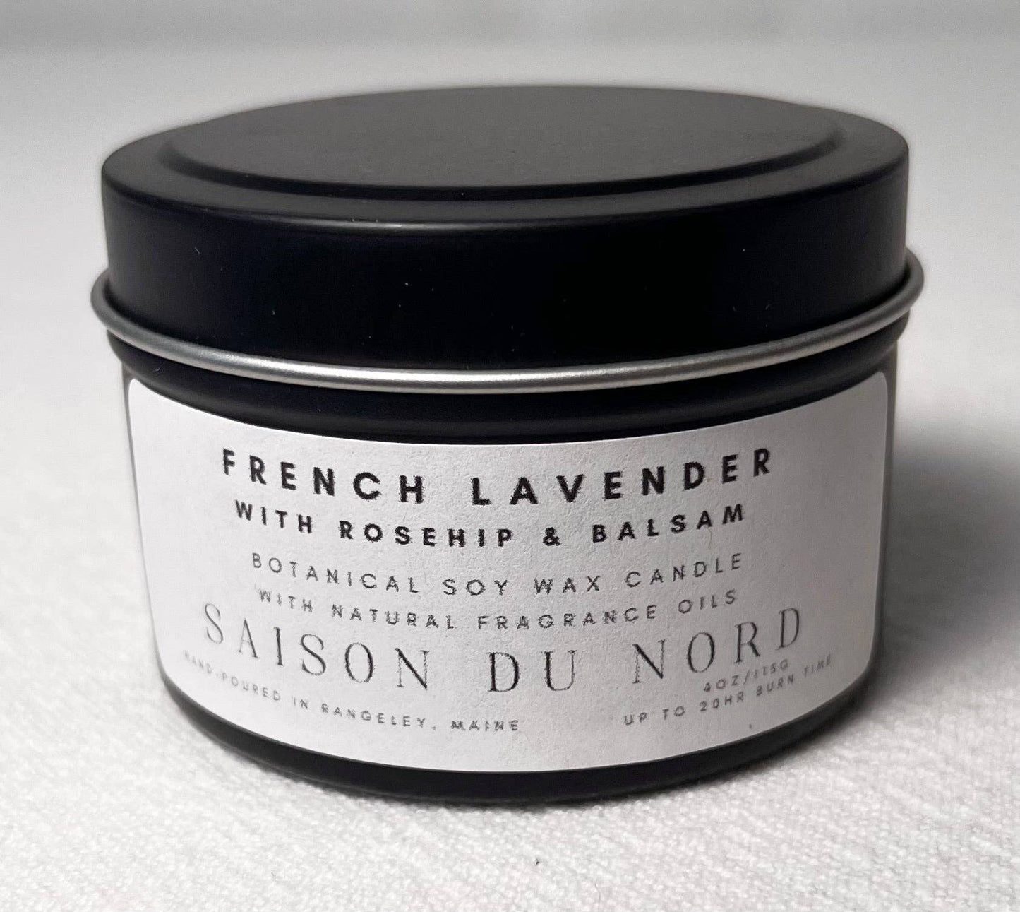 French Lavender Soy Wax Candle: 8oz Jar