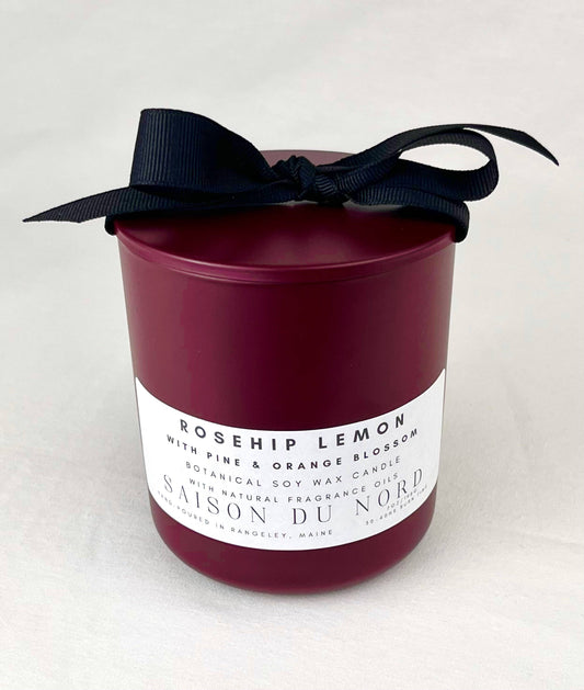 Rosehip Lemon Soy Wax Candle