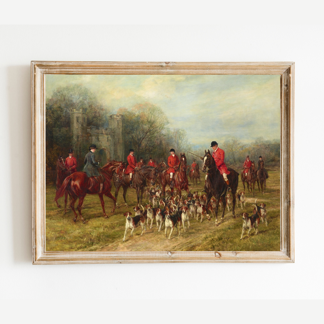 The Meet Antique Art Print