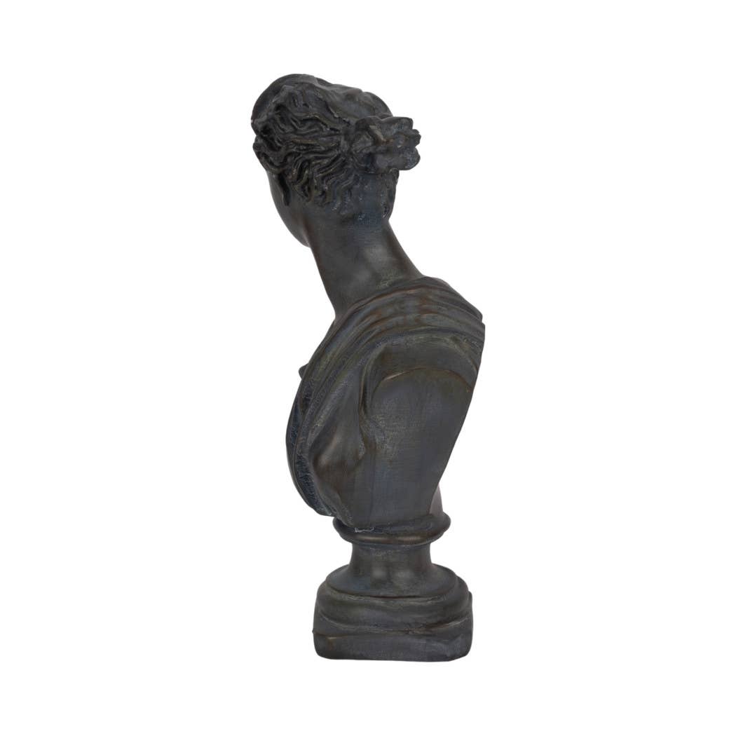 Aged Classical Bust Sculpture.