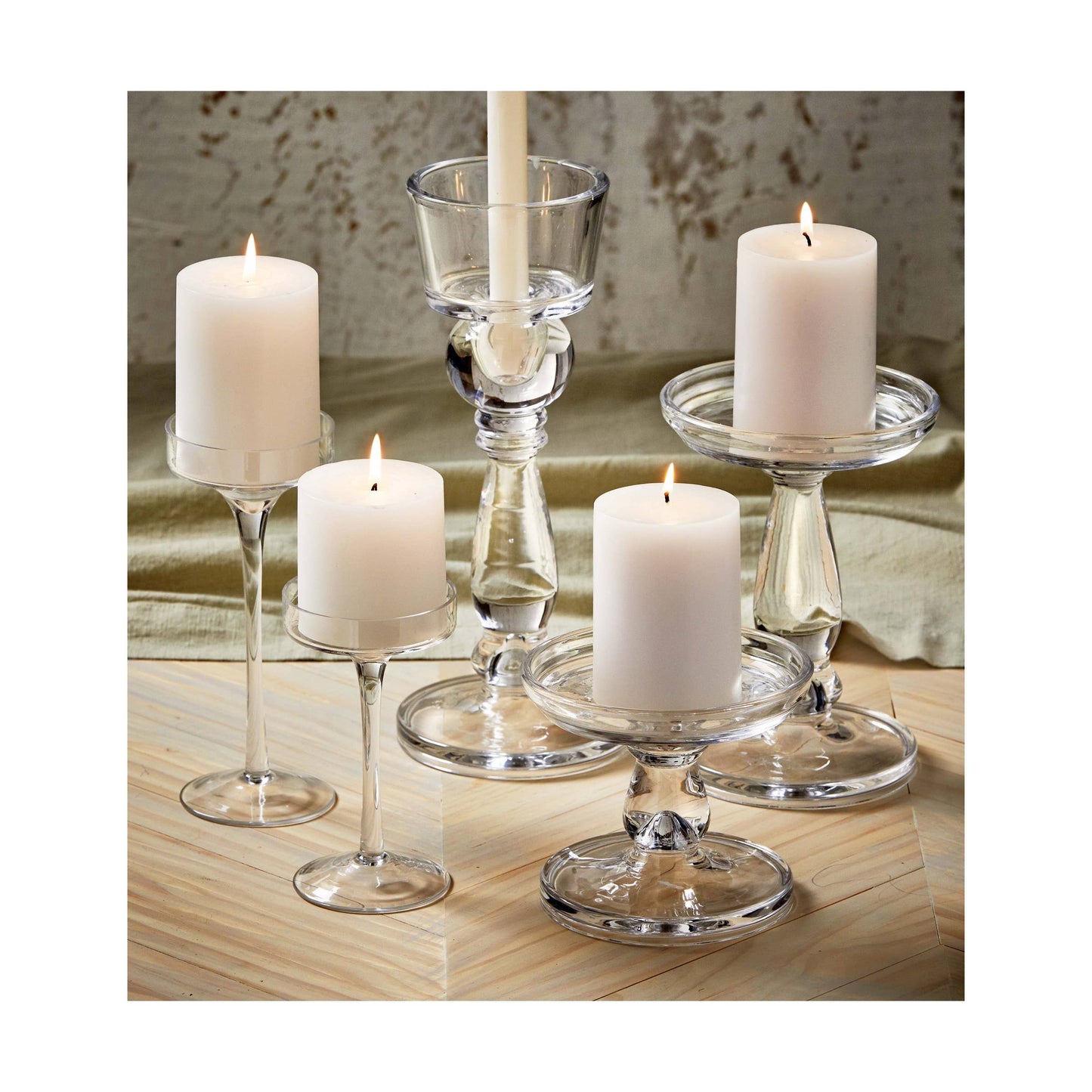 Color Studio Pillar Candle 3X6 Ivory Wax Everyday