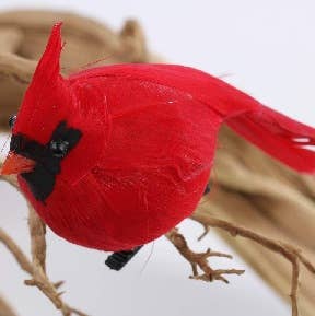 3" Small Artificial Cardinals (Package of 12 pieces)