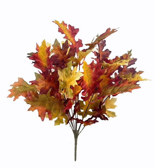 Bush Oak Leaf X10, 19", Rust