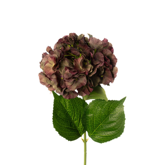 29 Inch - Antique Burgundy Hydrangea