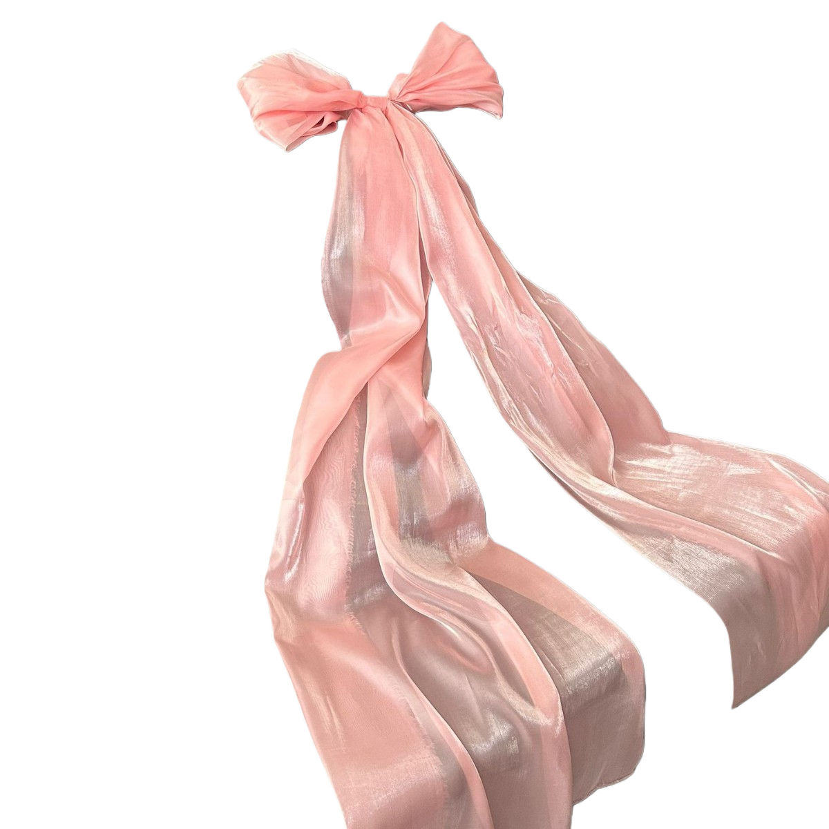 78*19inches Mesh Giant Bow Christmas Tree Topper Xmas Decor: Pink02 / L