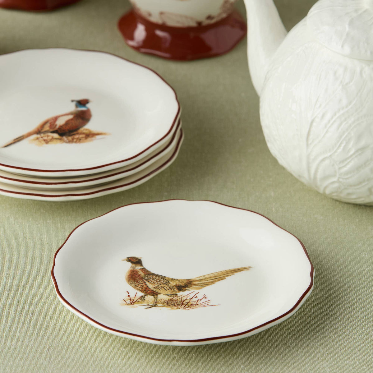 Pheasant Grove Canape Plate