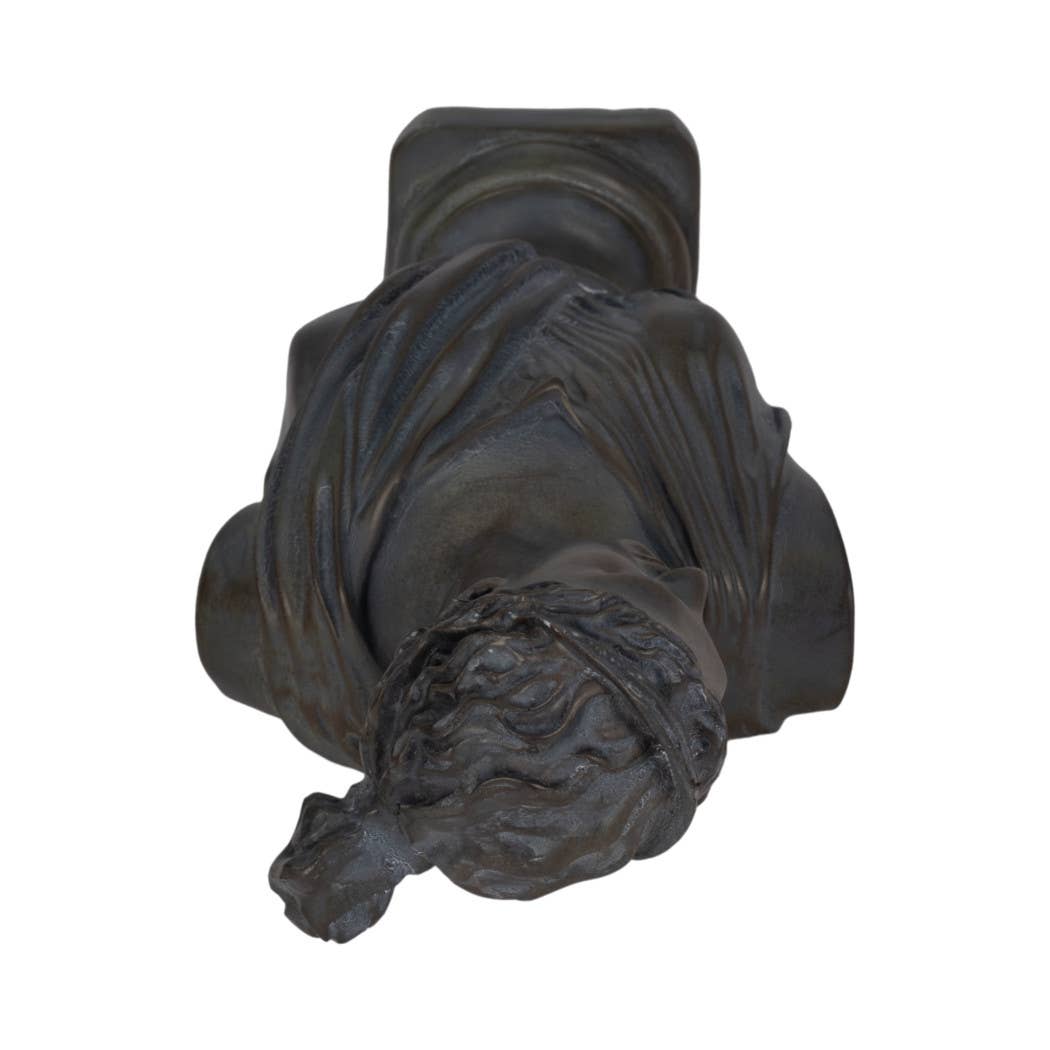 Aged Classical Bust Sculpture.
