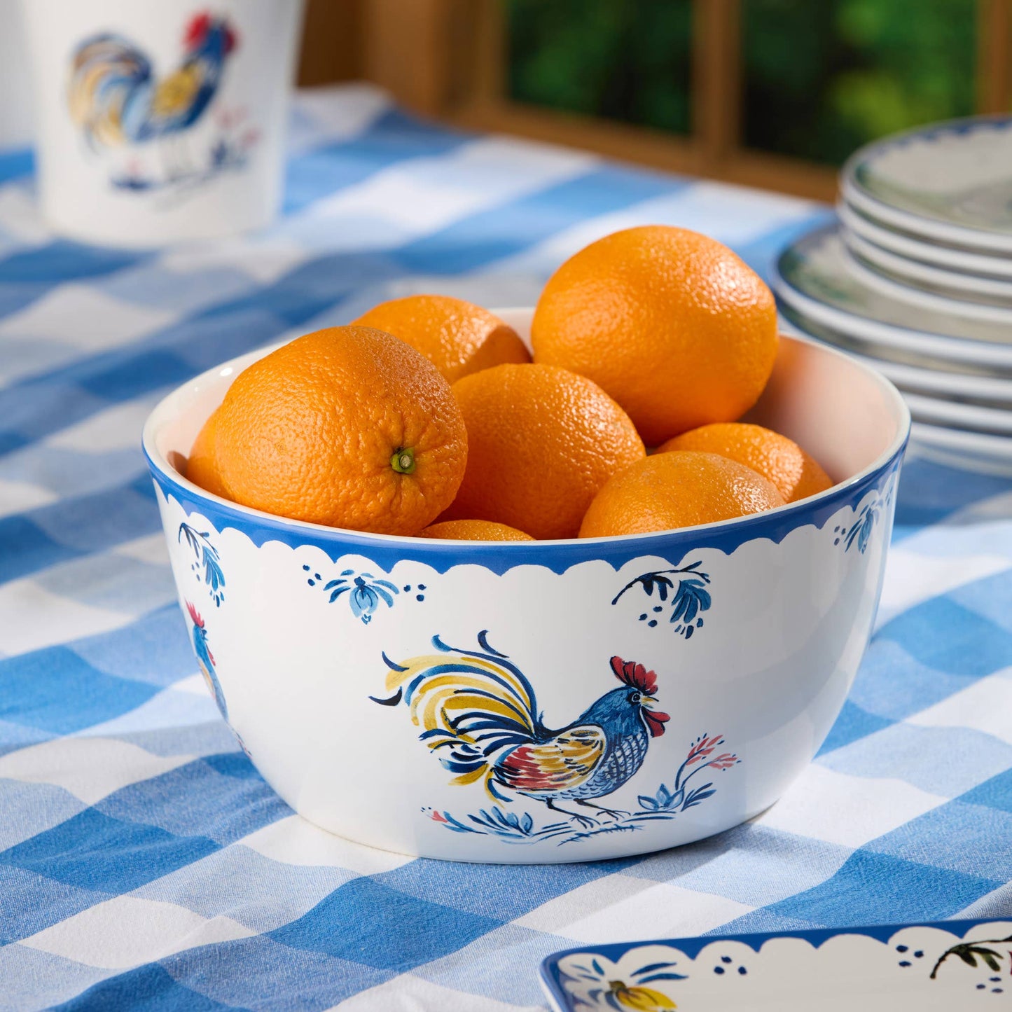 French Rooster Deep Bowl