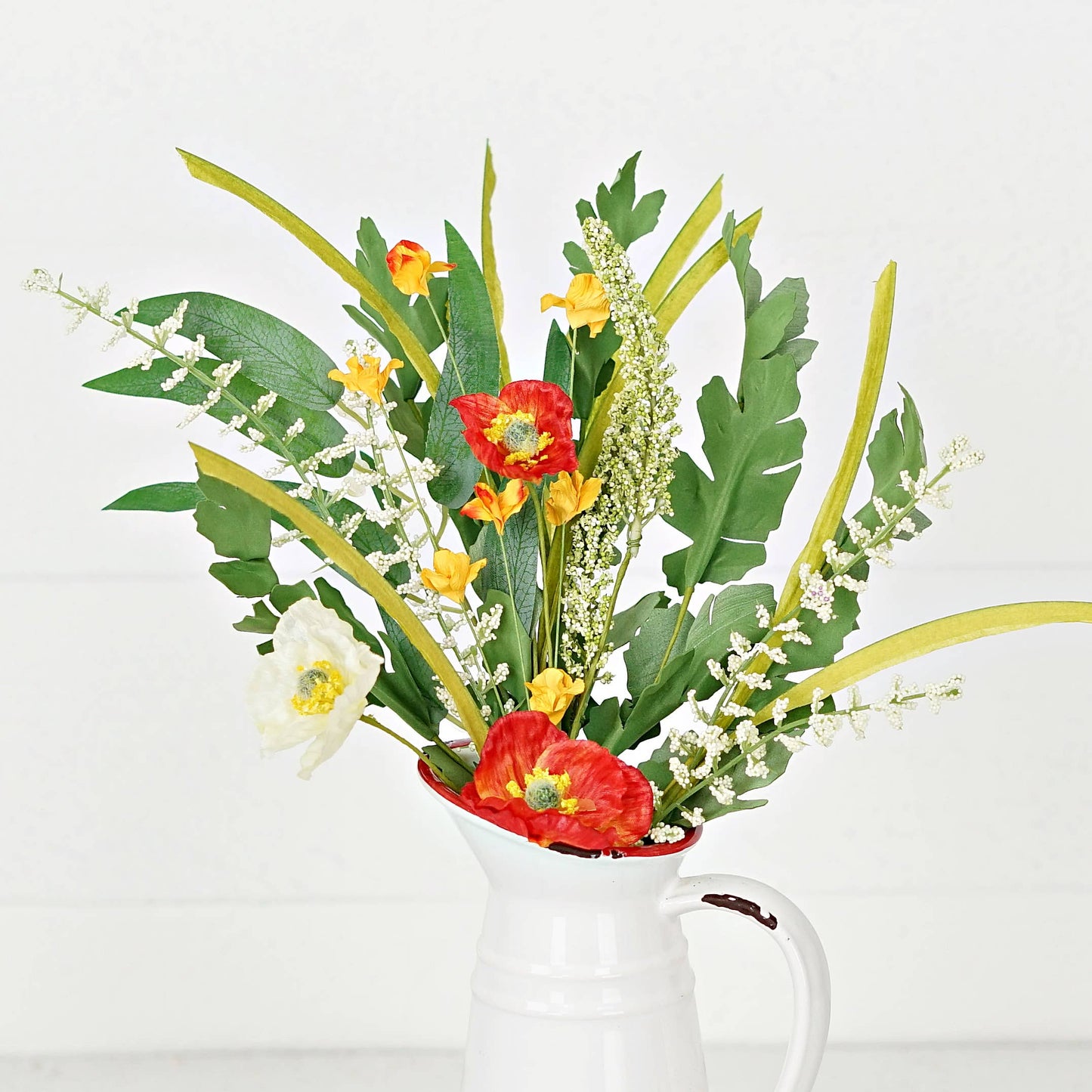 16in Bush-Orange Cream Poppy Garden