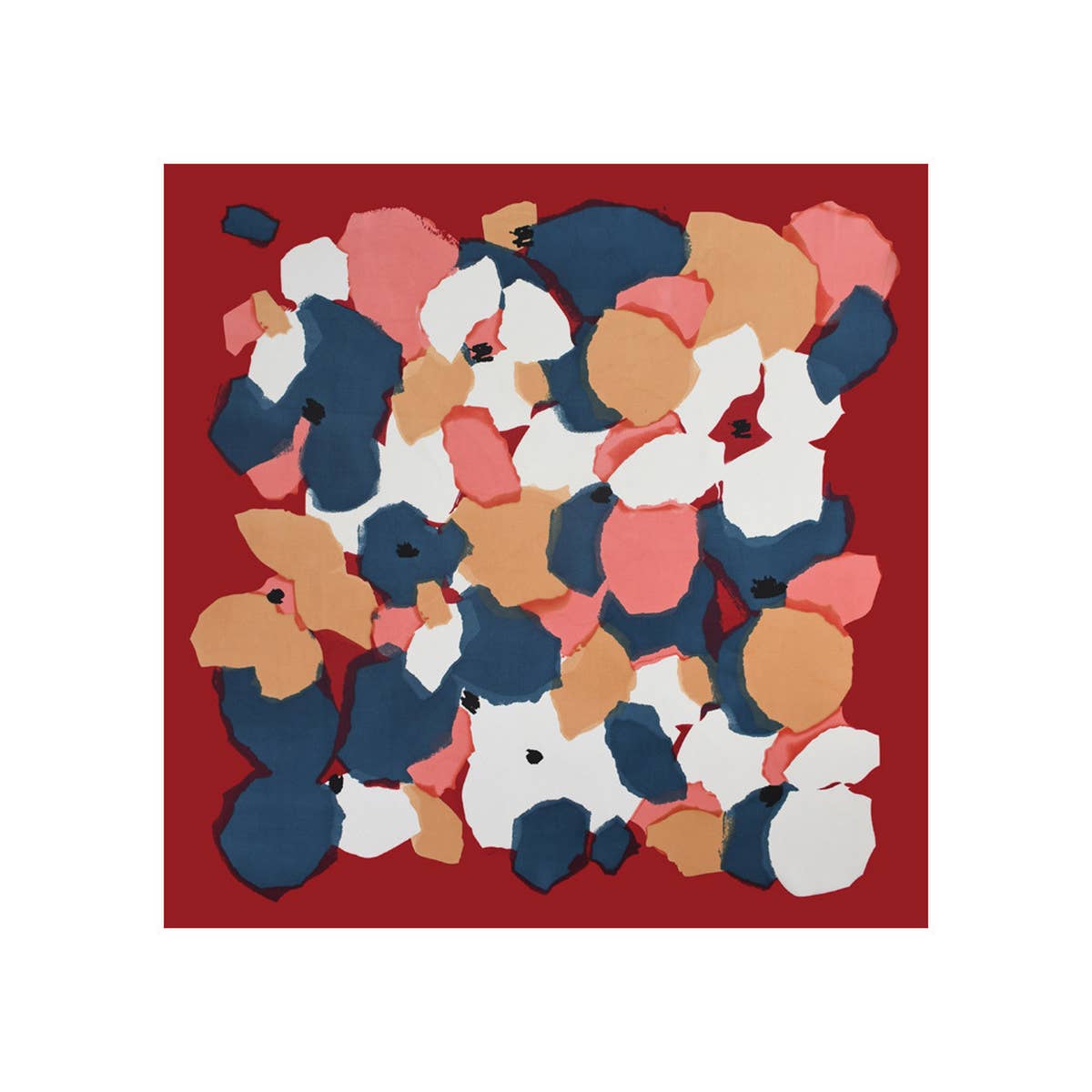 Polka Dot Satin Neck Scarf