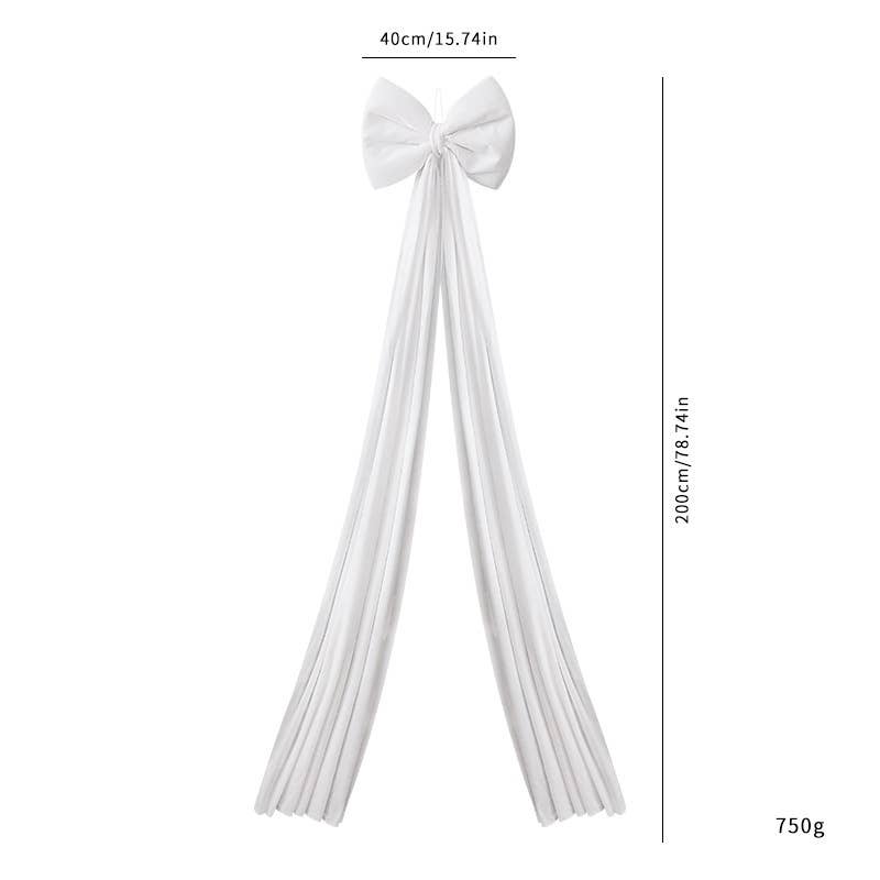 Extra Large Christmas Tree Topper Bow Decor: XL_Burgundy / L