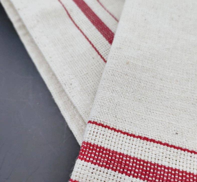 Simple Striped Cotton Linen Napkin