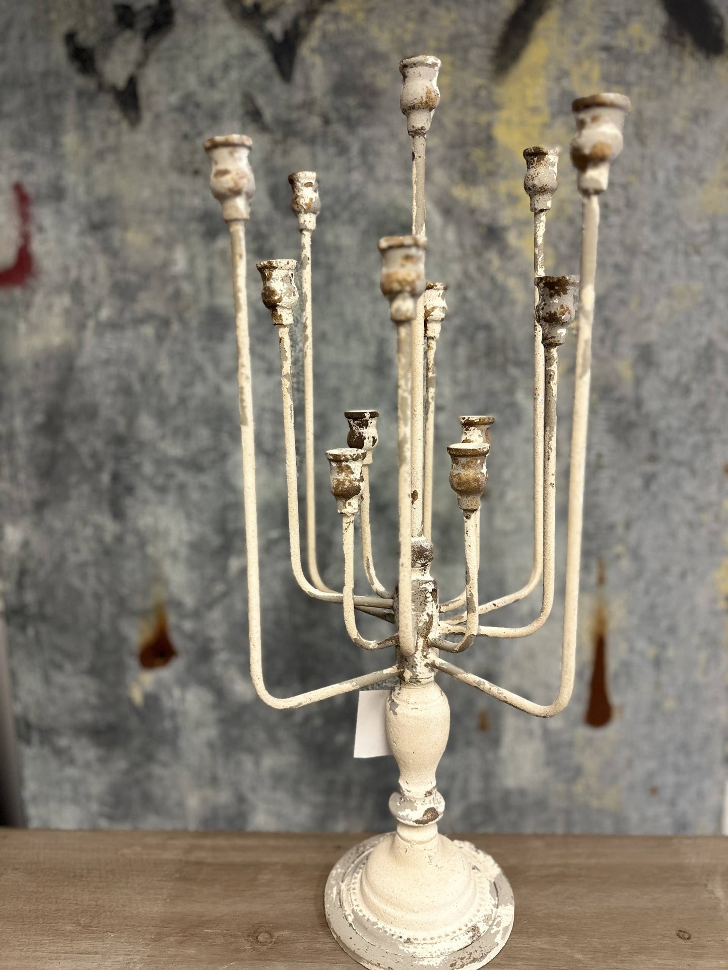 13-Candle Iron Candelabra