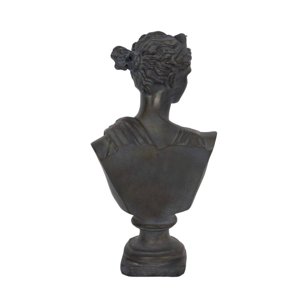 Aged Classical Bust Sculpture.