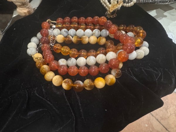 Glass Beaded Necklaces
