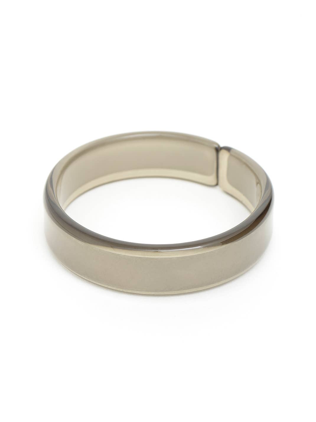 Party Resin Acrylic Stacking Bangle Bracelet: Plum