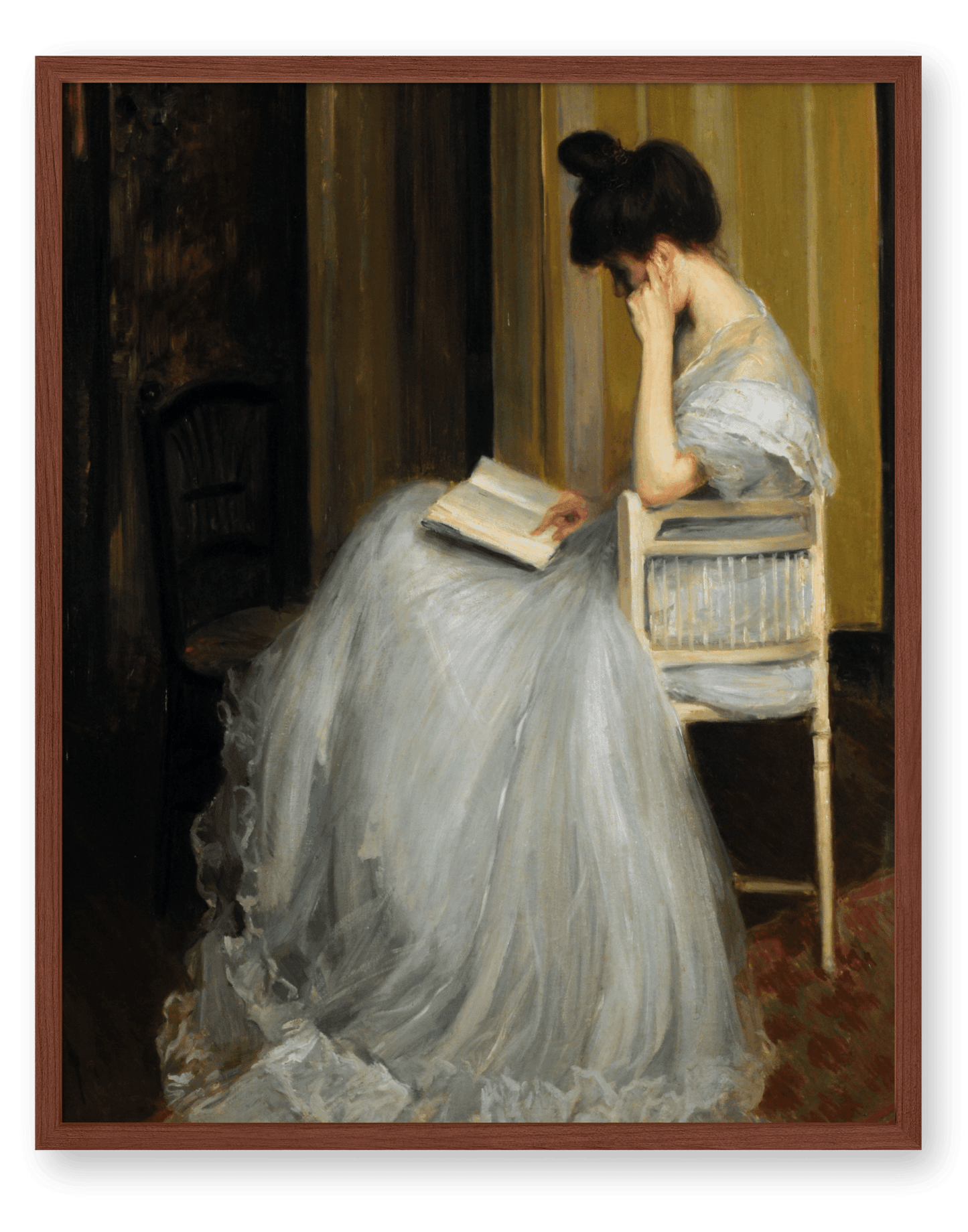 Women Reading Sitting