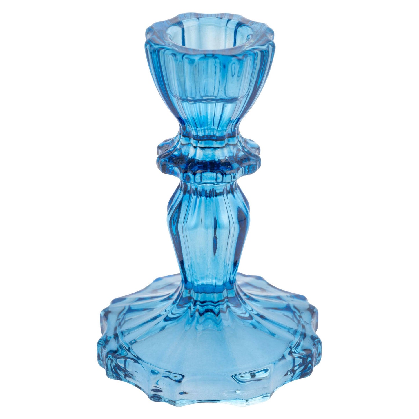 Glass Candlestick Holders: Juniper