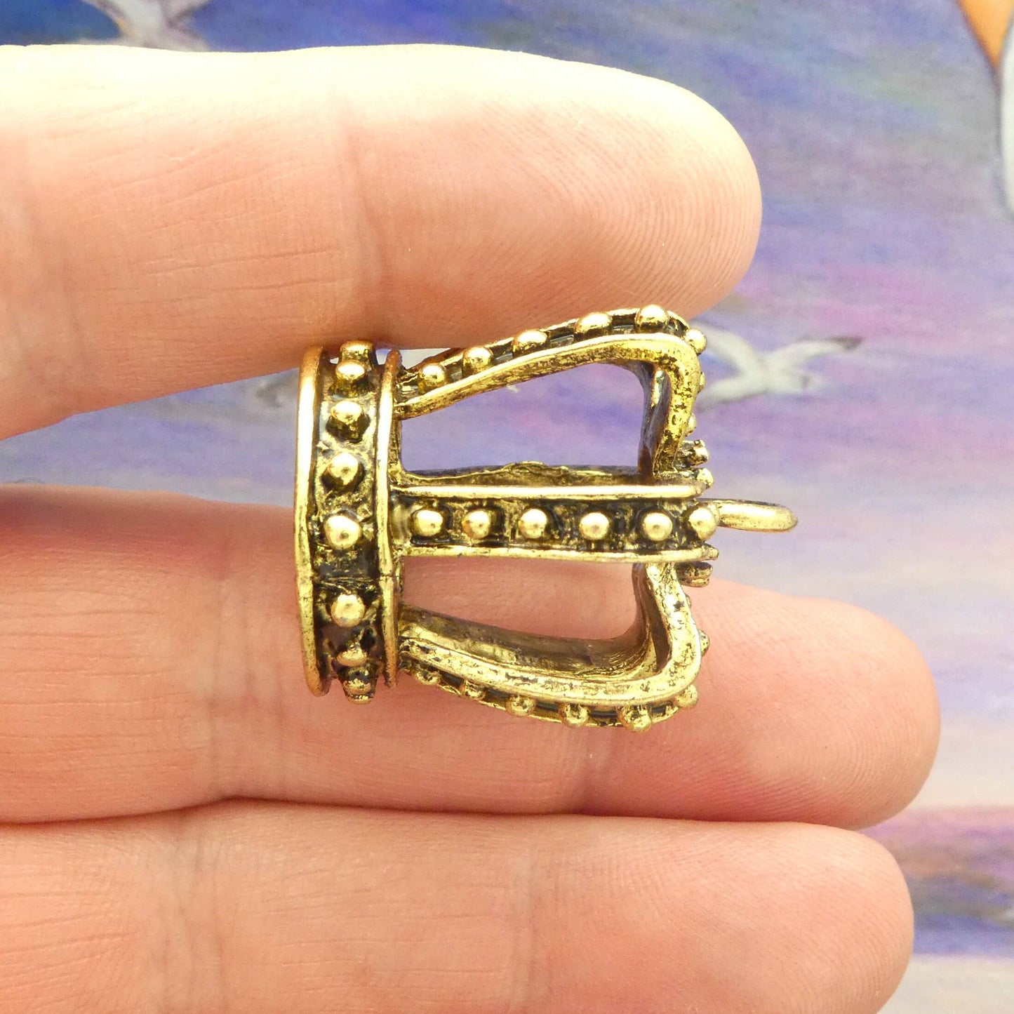 Gold Crown Charm/Pendant for Jewelry Making by TIJC