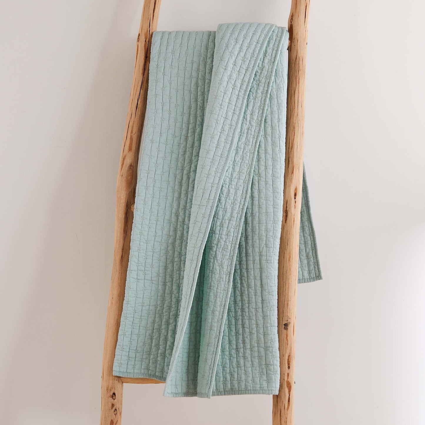 Cross Stitch Quilted Throw: Spa