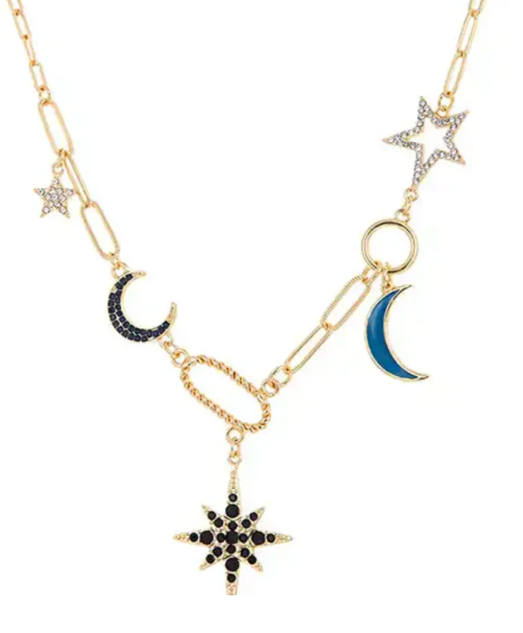 Celestial Moon and Stars