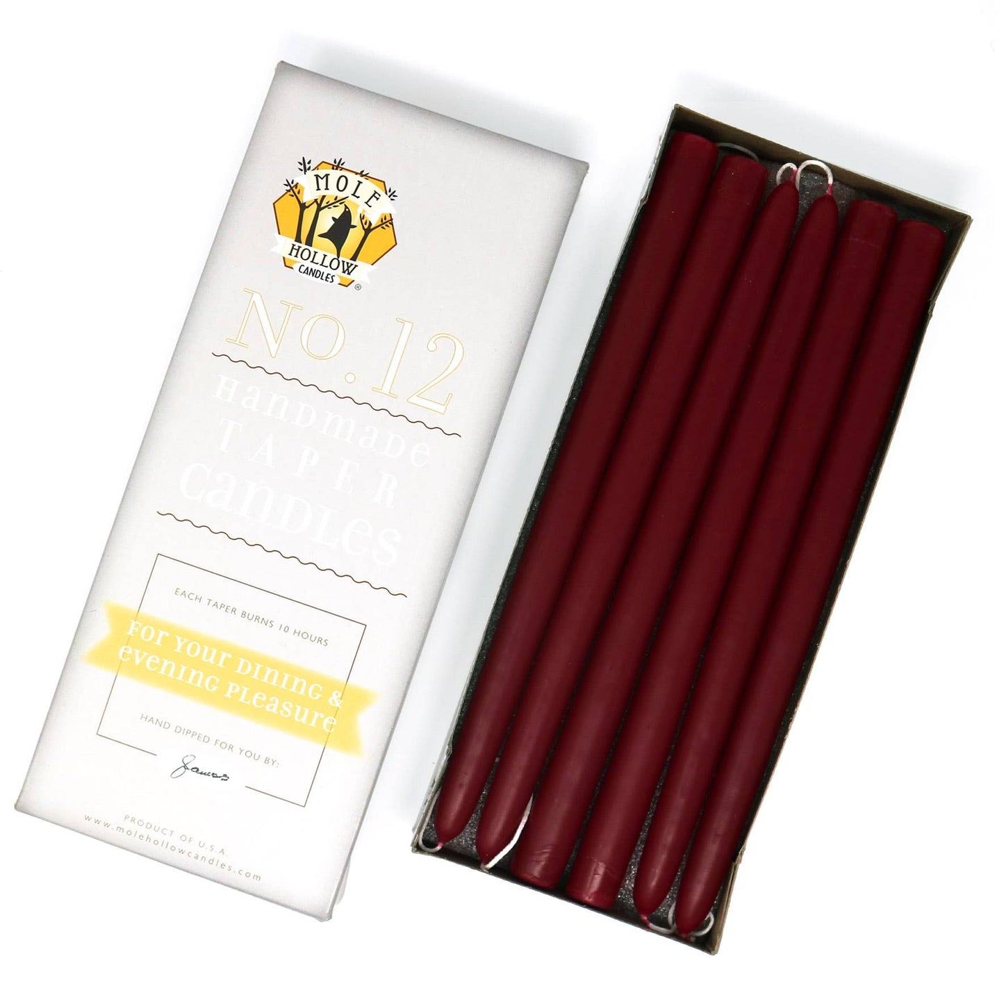 12" Taper Candles