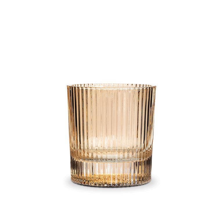 Vertical Optic Tumbler-Amber-3.5"H(10oz)
