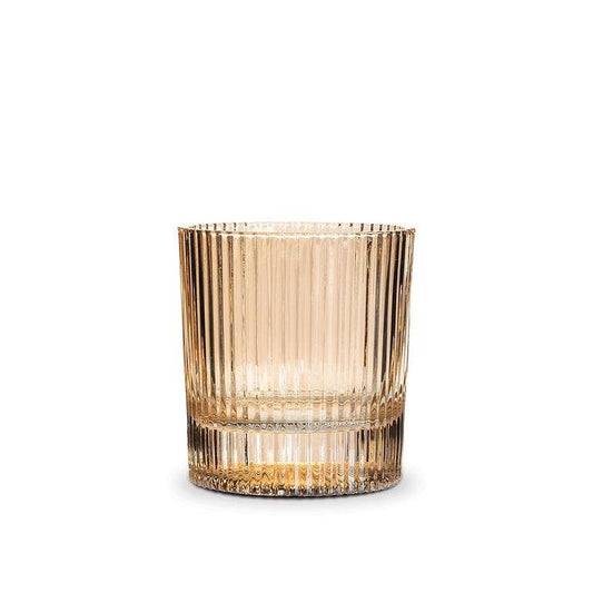 Vertical Optic Tumbler-Amber-3.5"H(10oz)