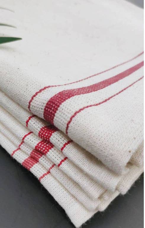 Simple Striped Cotton Linen Napkin