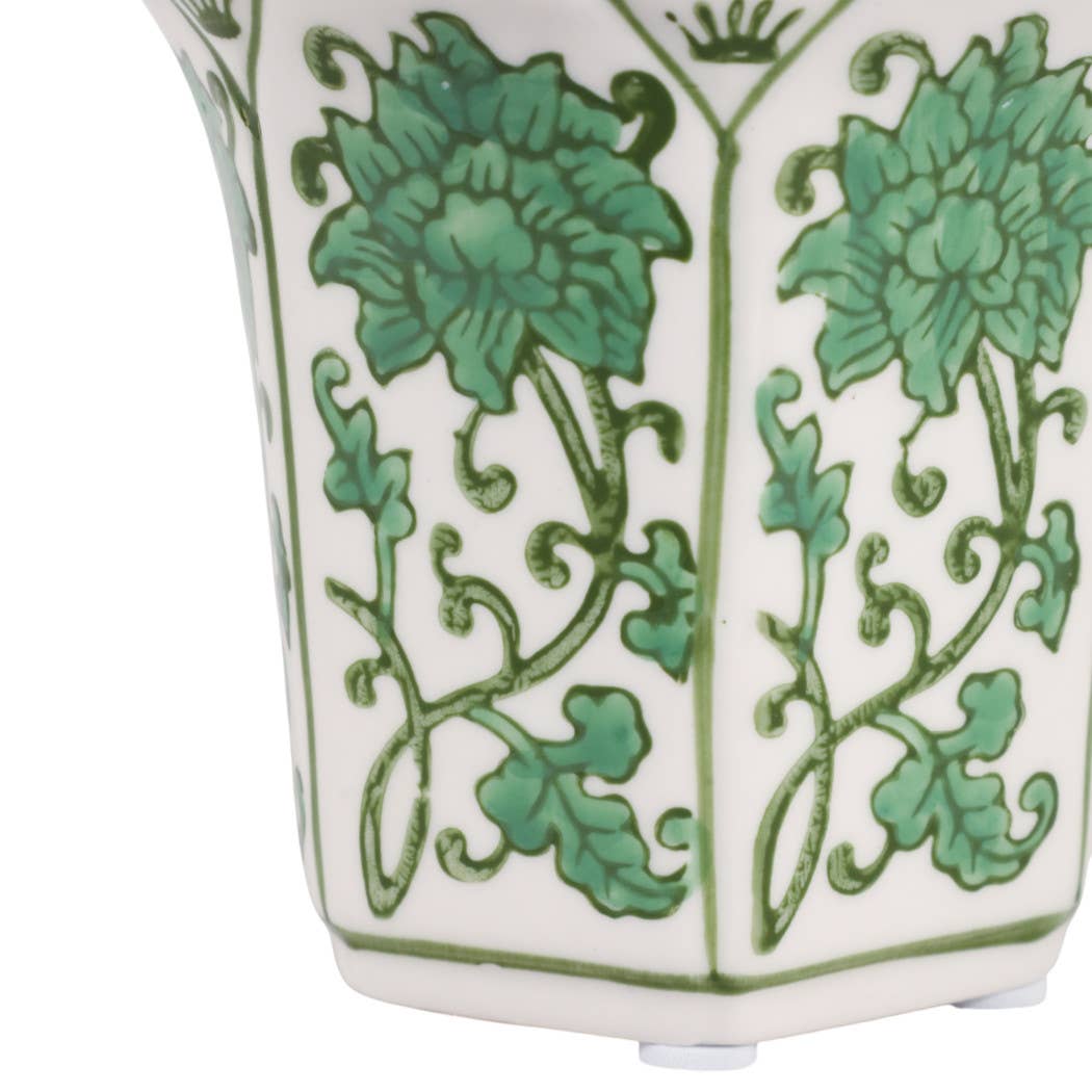 Scented Candle - Lavender Verbena Green Ceramic, 6 Oz