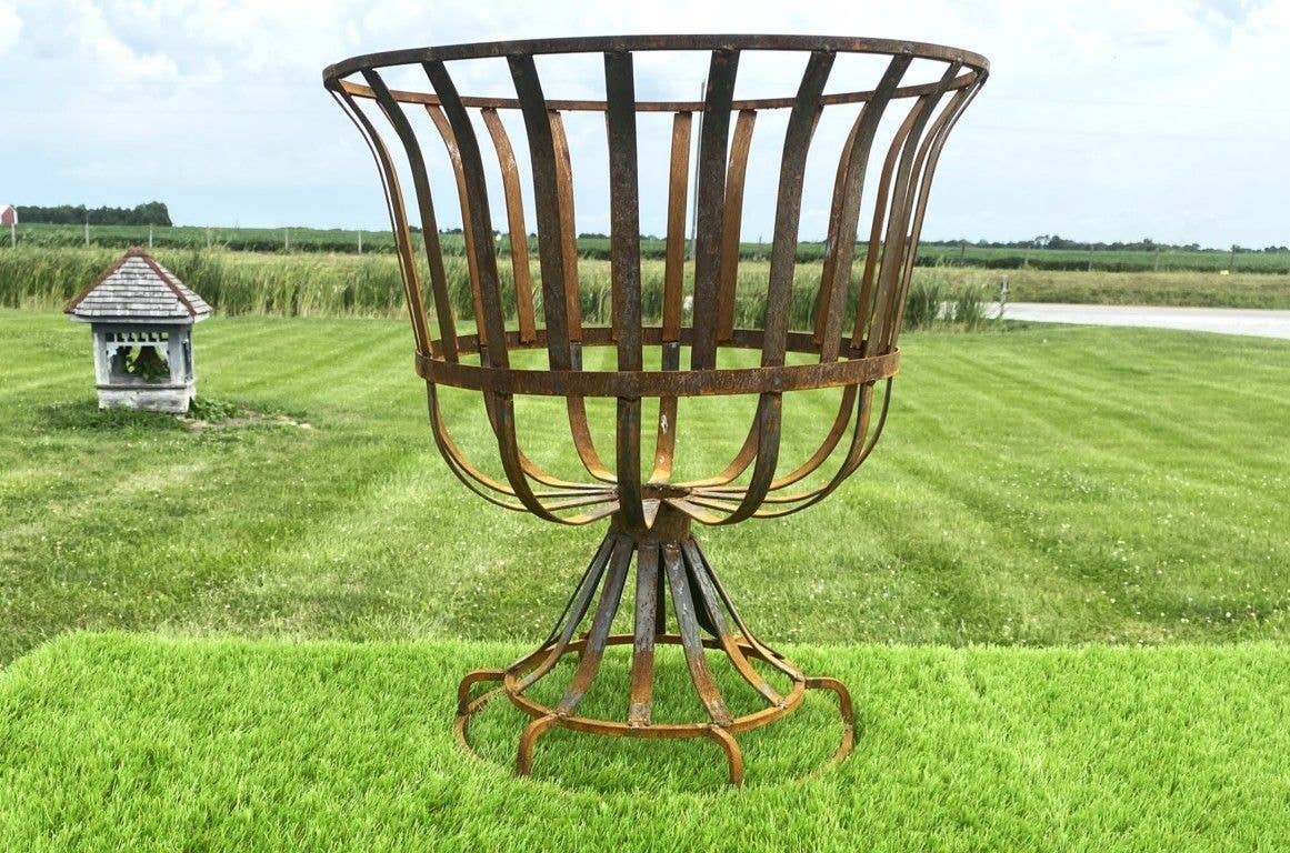 Wide Strap Urn Decorative Container
