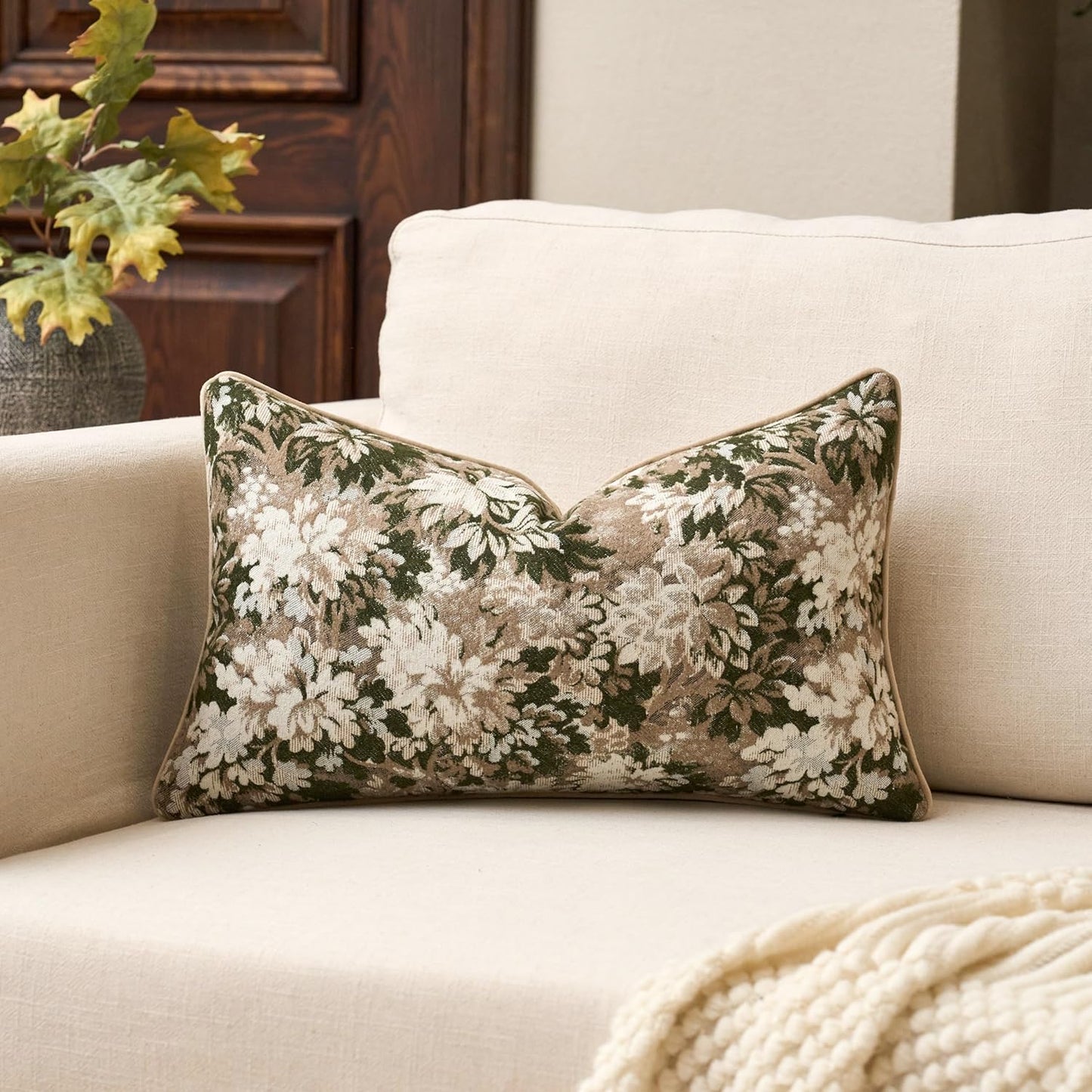 Green- Tapestry Pillow