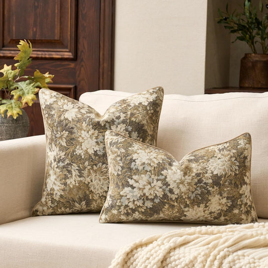 Beige Tapestry Pillow