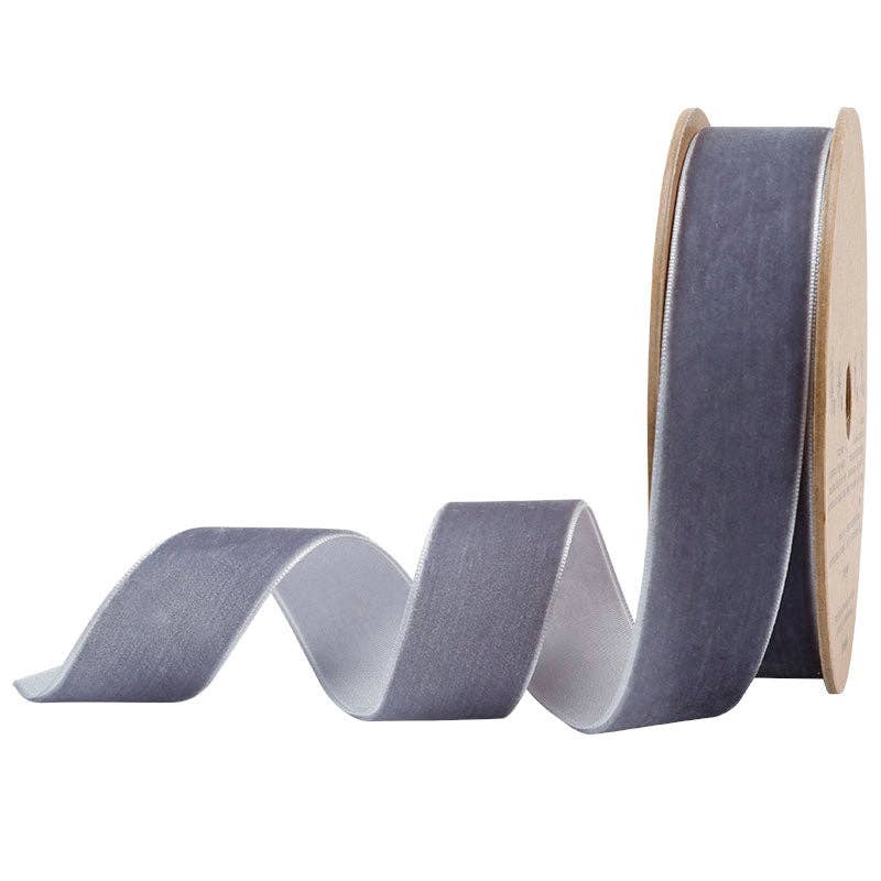 16 Colors | 1" Velvet Ribbon | 10 Yard Roll