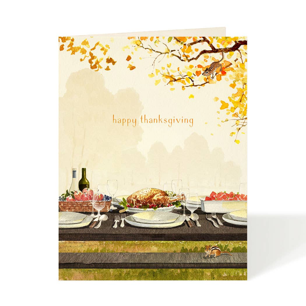 Thanksgiving Feast - Thanksgiving Card