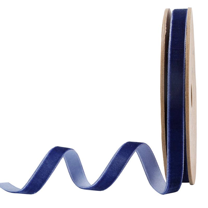 16 Colors | 3/8" Velvet Ribbon | 10 Yard Roll