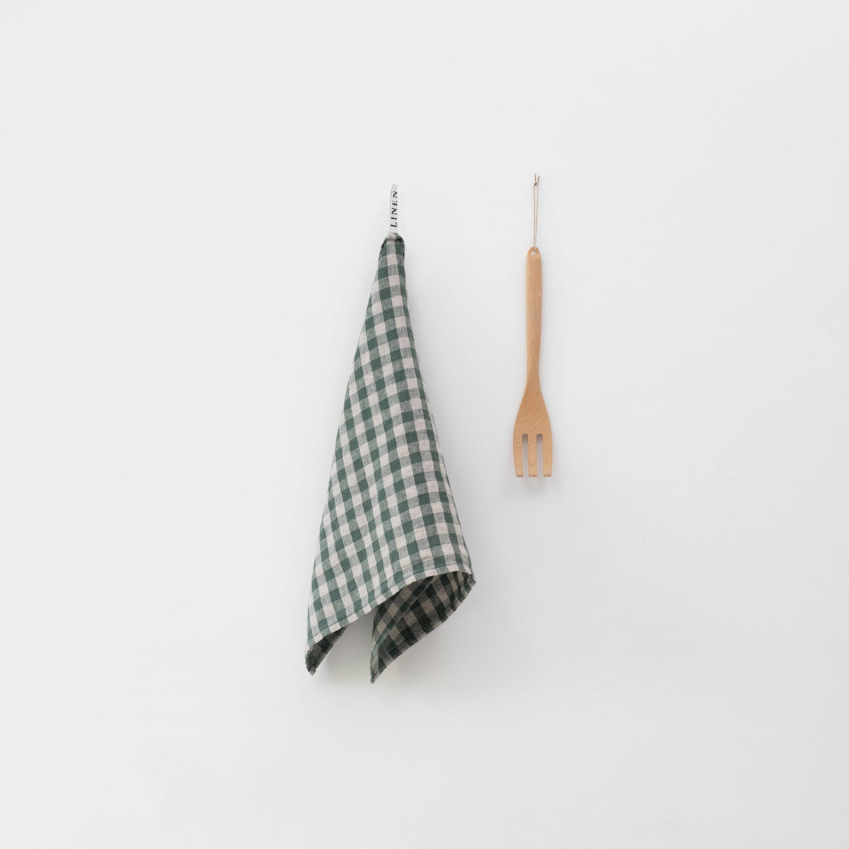 Forest Green Gingham Kitchen Towel