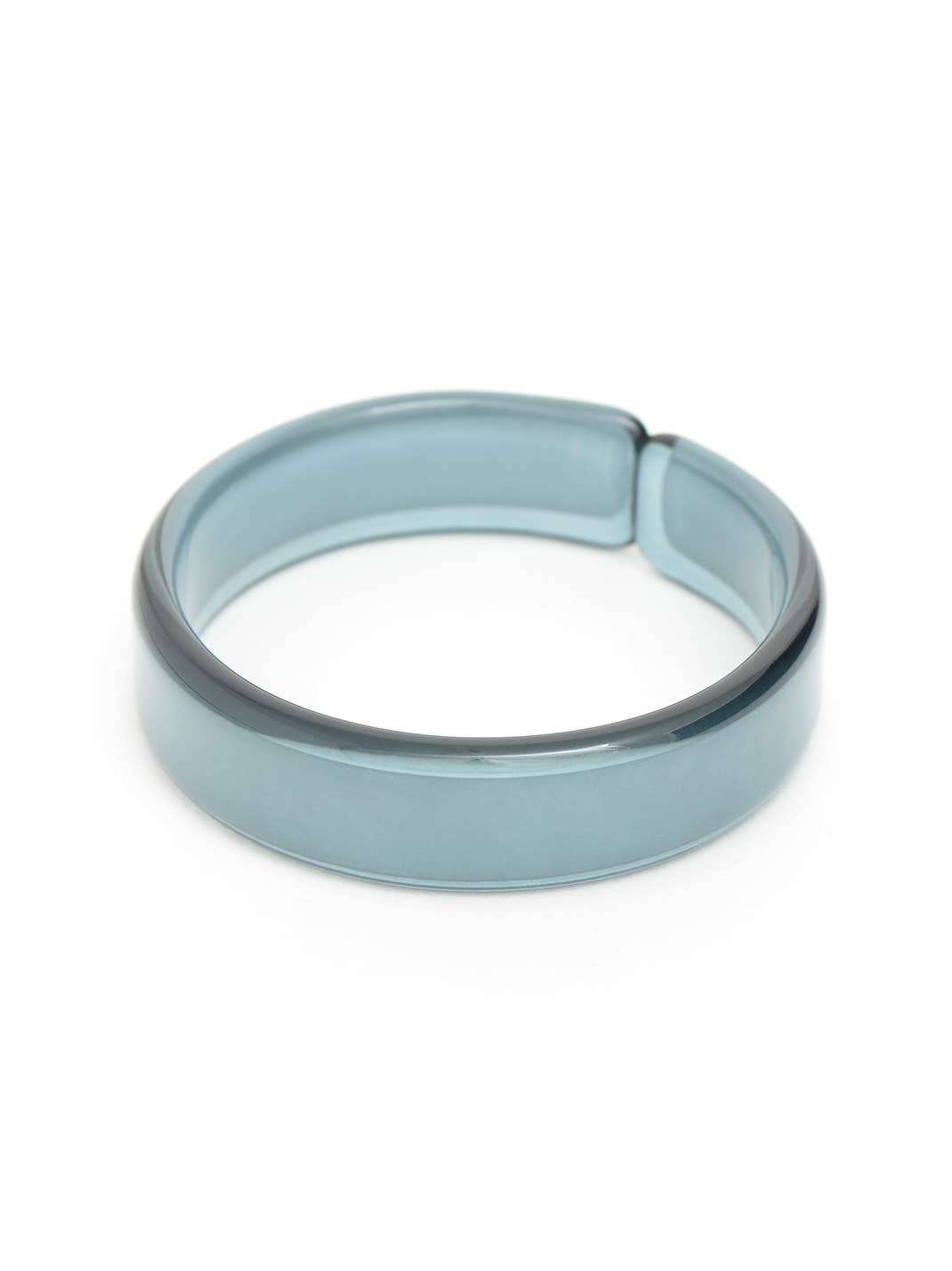 Party Resin Acrylic Stacking Bangle Bracelet: Plum