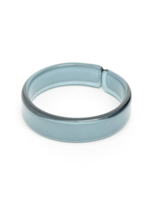 Party Resin Acrylic Stacking Bangle Bracelet: Dark Teal