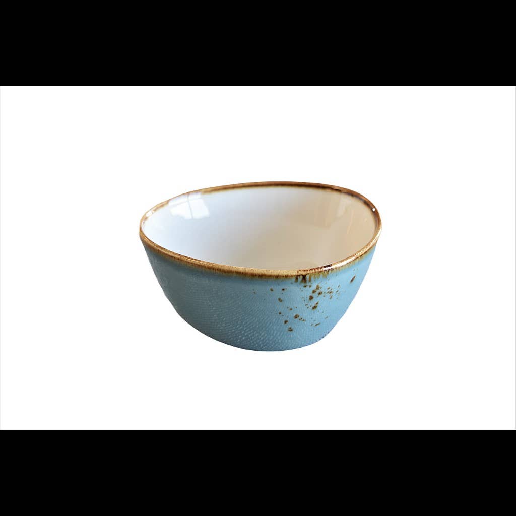 Terra - Oval Bowl, Light Blue, 4.75"