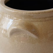 Whisper Ceramic Beige Crock | Large