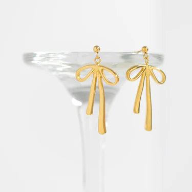 Ribbon Bow Earrings