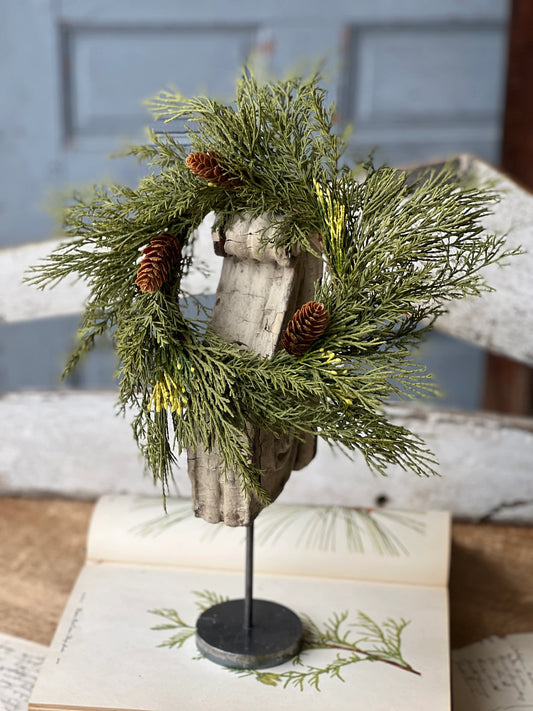 alpine cedar candle ring