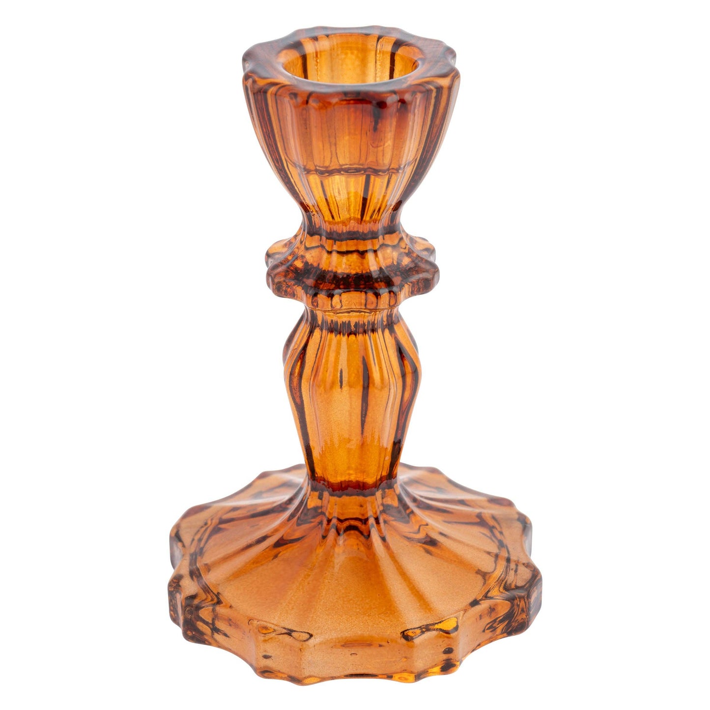 Glass Candlestick Holders: Juniper