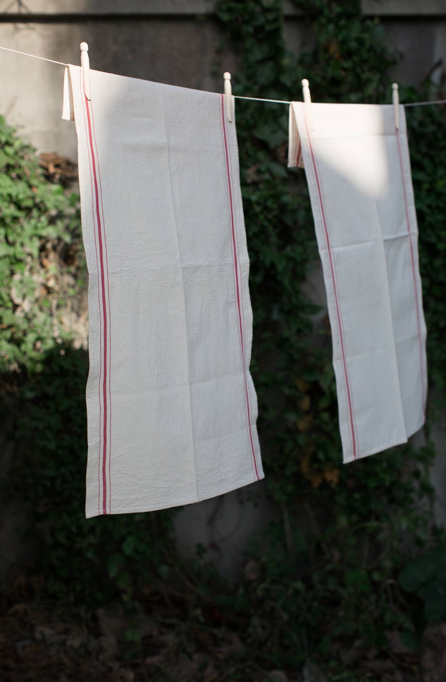 Simple Striped Cotton Linen Napkin