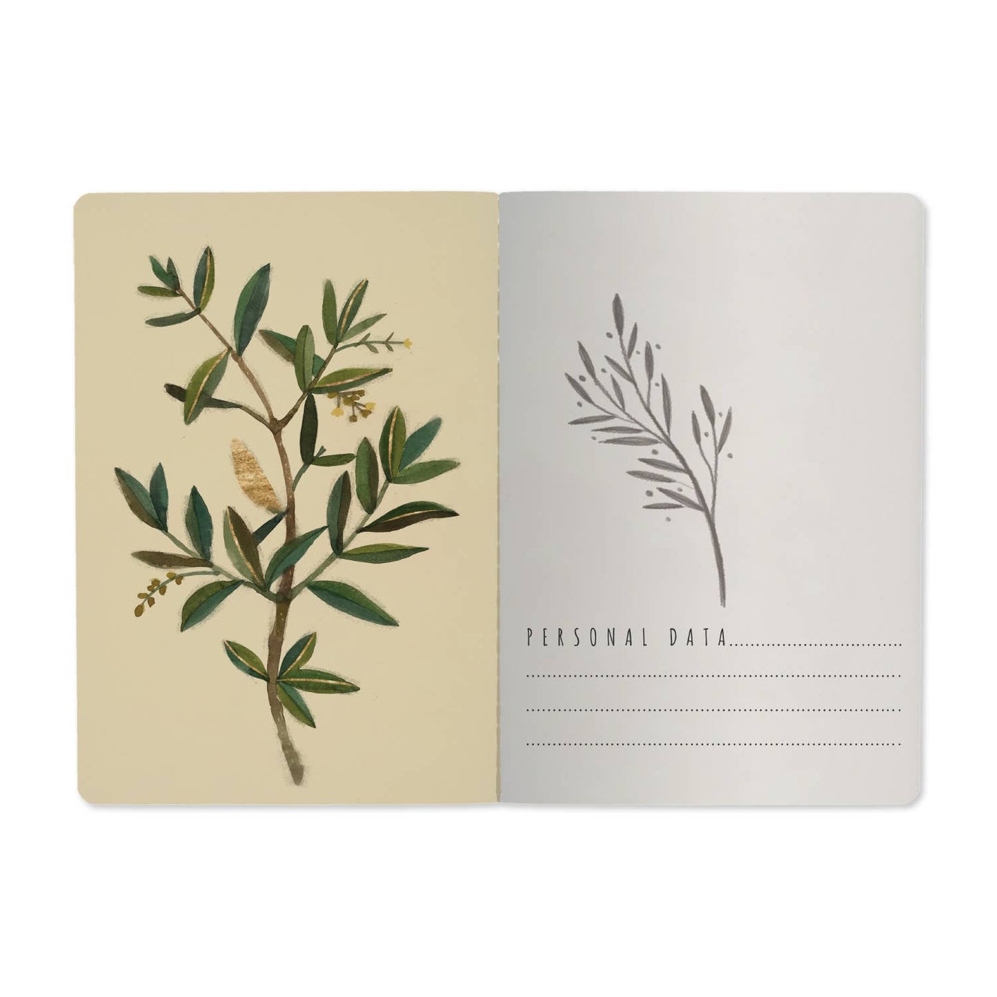 A5 Notebook - Olive 
