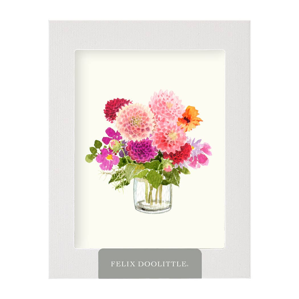Autumn Dahlias - Flower Garden Greeting Cards: Occasion Card