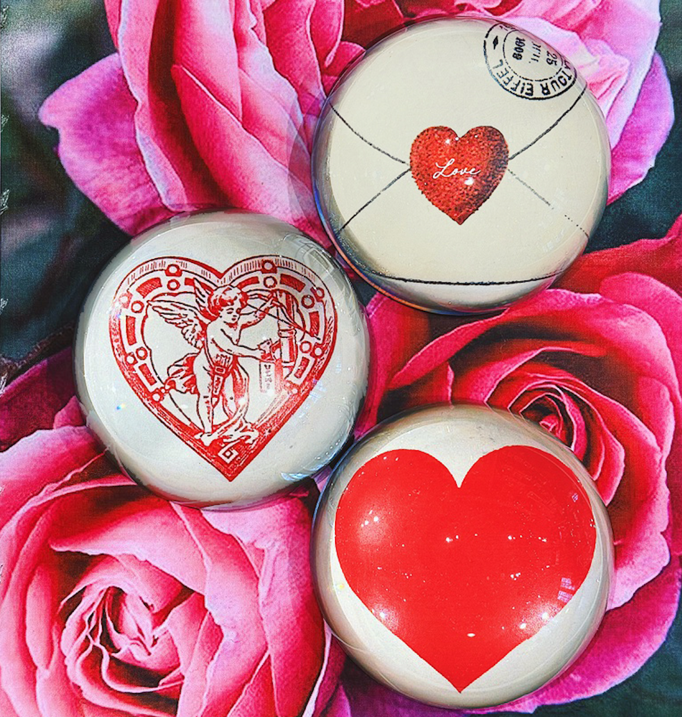 My Heart Is Full Crystal Dome Paperweight