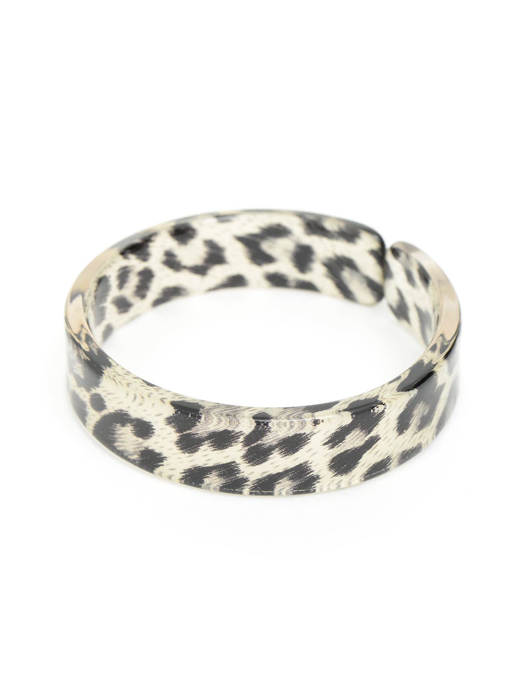 Party Resin Acrylic Stacking Bangle Bracelet: Plum